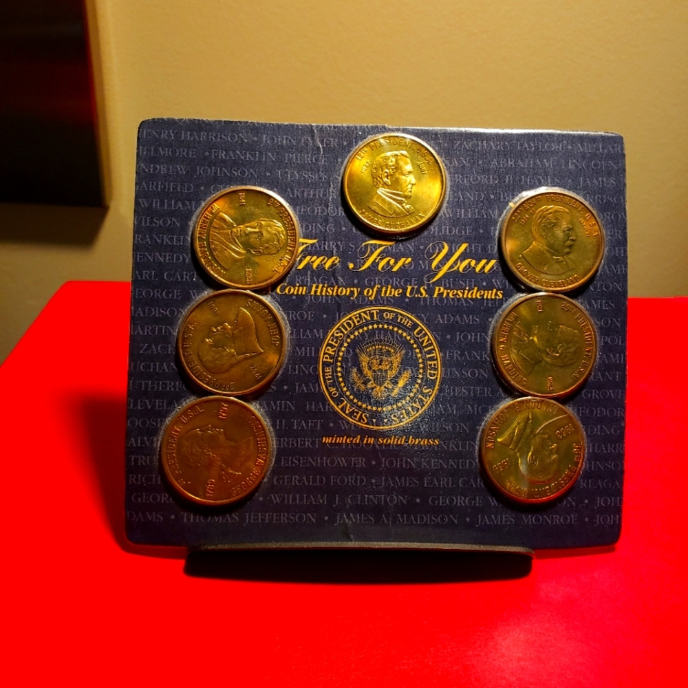 Presidential Coin Set in Brass